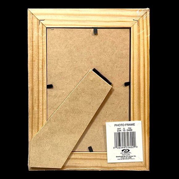 PTI Group Light Wood & Black 4"x6" Picture Frame - Picture 2 of 4